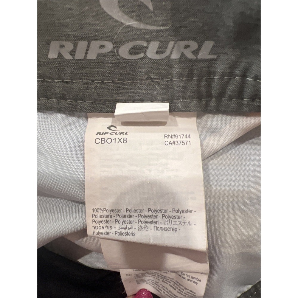 Rip curl Hawaiian Board Shorts Mens‎ Size 32 Blue Tropical Beach Swim Trunks - Picture 5 of 15